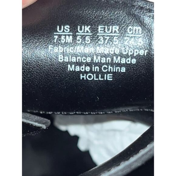 Carlos Santana Boots Womens 7.5M Hollie Side Zip Buckle Ankle Bootie Black Heels - Picture 7 of 9